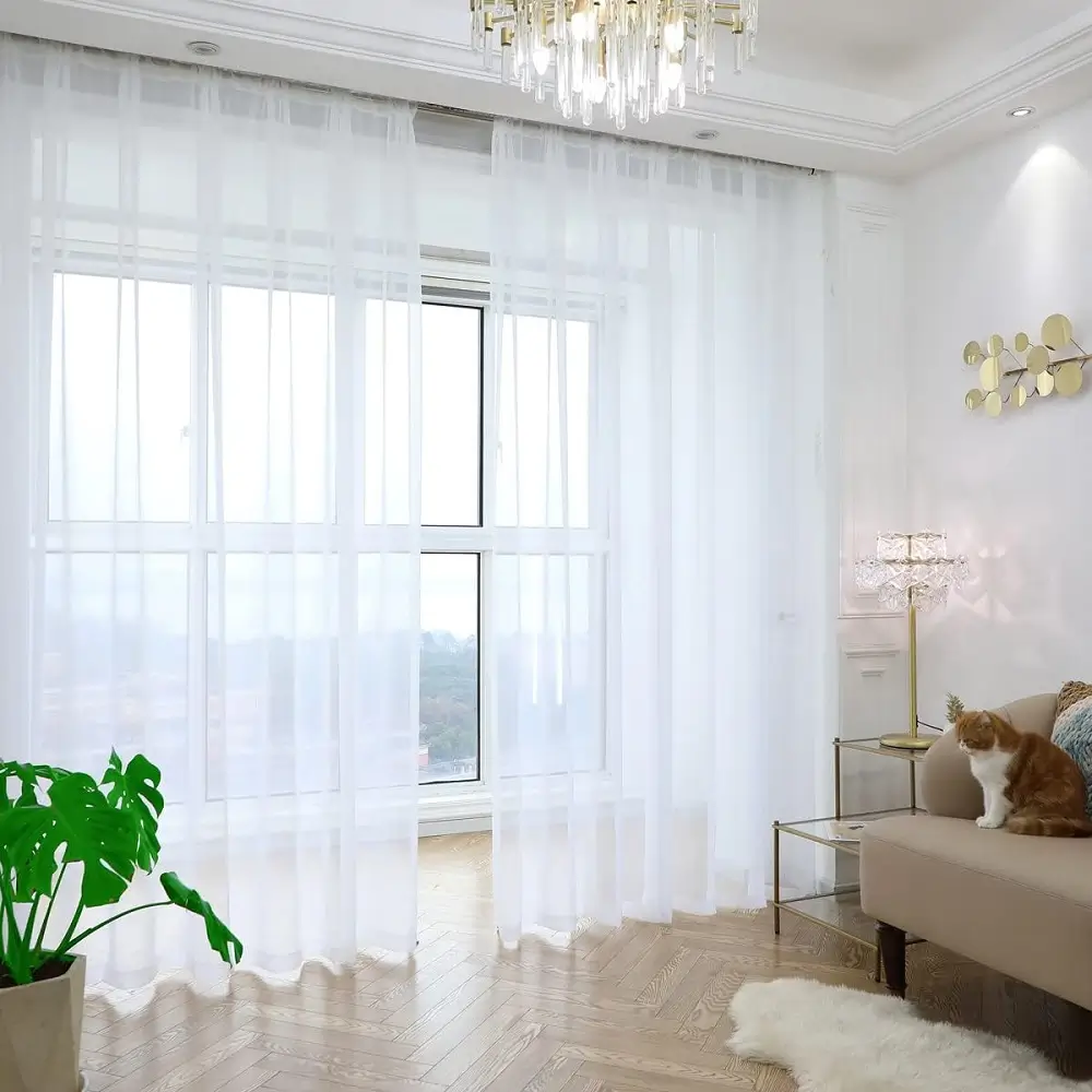 sheer curtains S1 (1) Sheer Curtains