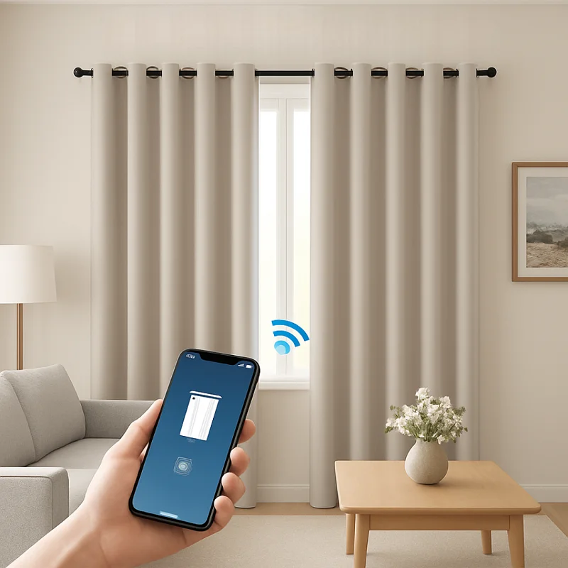App-Controlled Smart Curtains