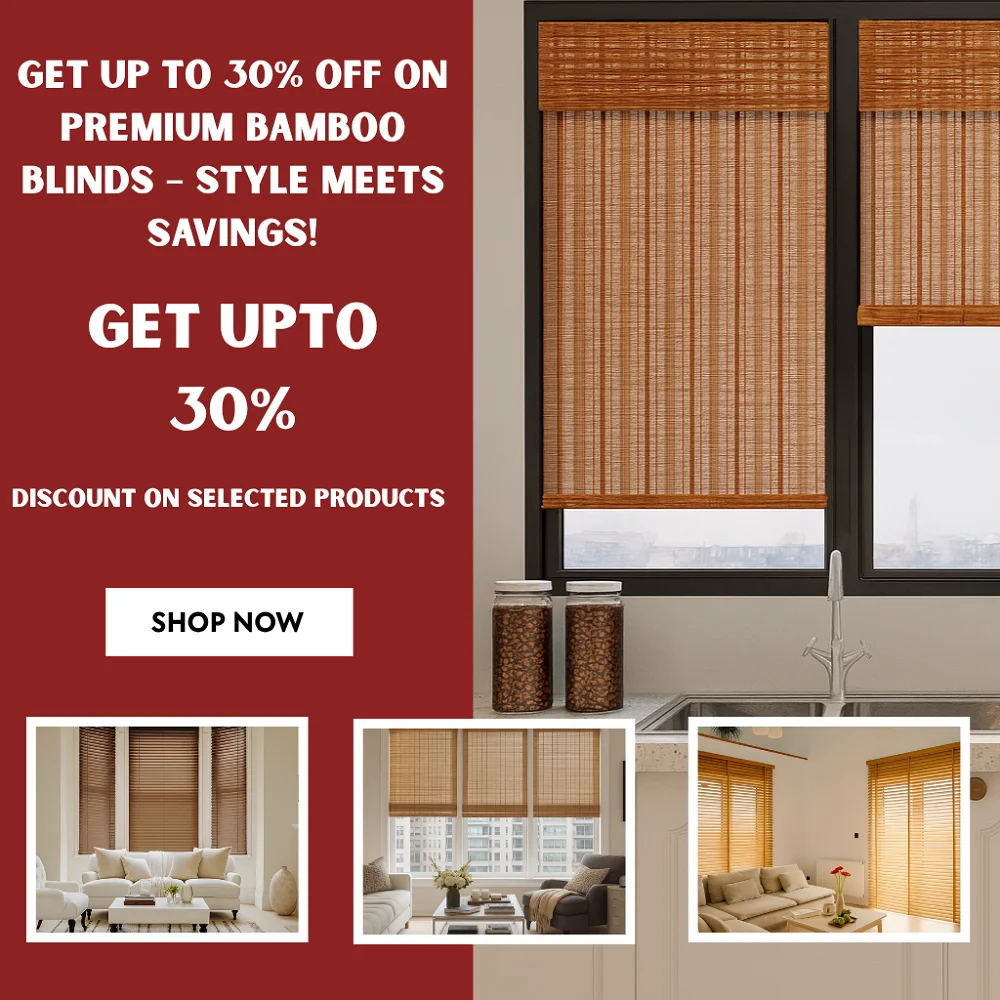 Bamboo Blinds (2) Bamboo Blinds