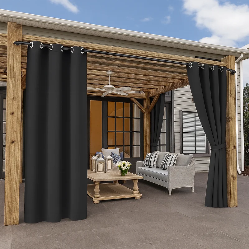 Blackout Outdoor Curtains Blackout Outdoor Curtains
