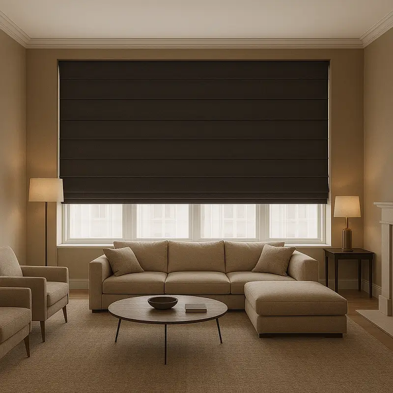 Blackout Blinds Blackout Roman Blinds
