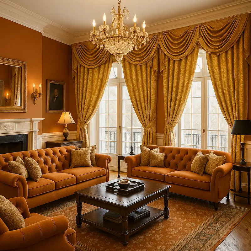 Luxury Curtains Brocade Curtains