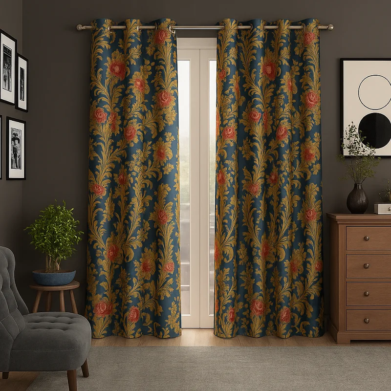 Brocade Curtains [Blend Brocade} Brocade Curtains [Blend Brocade}