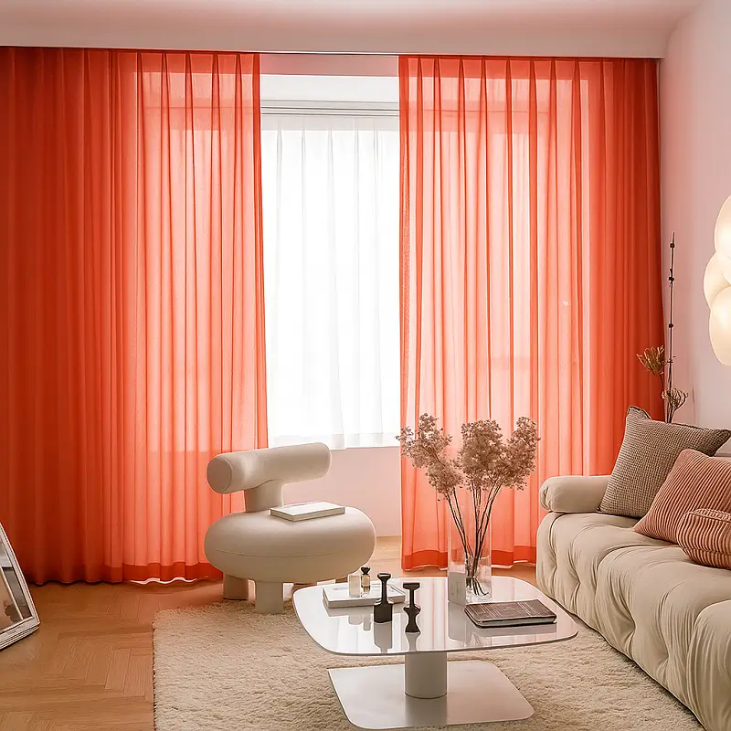Silk Curtains Chiffon Silk Curtains