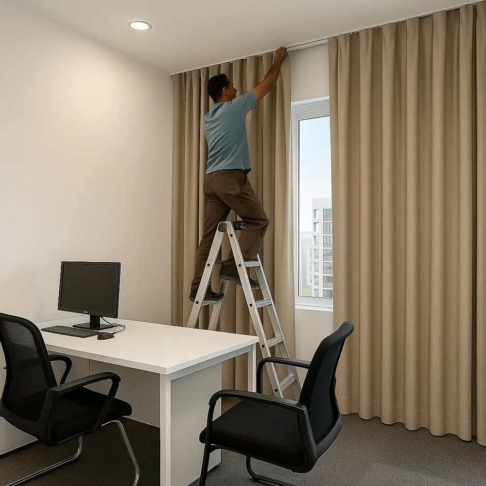 Curtains Fixing Commercial Curtains Fixing