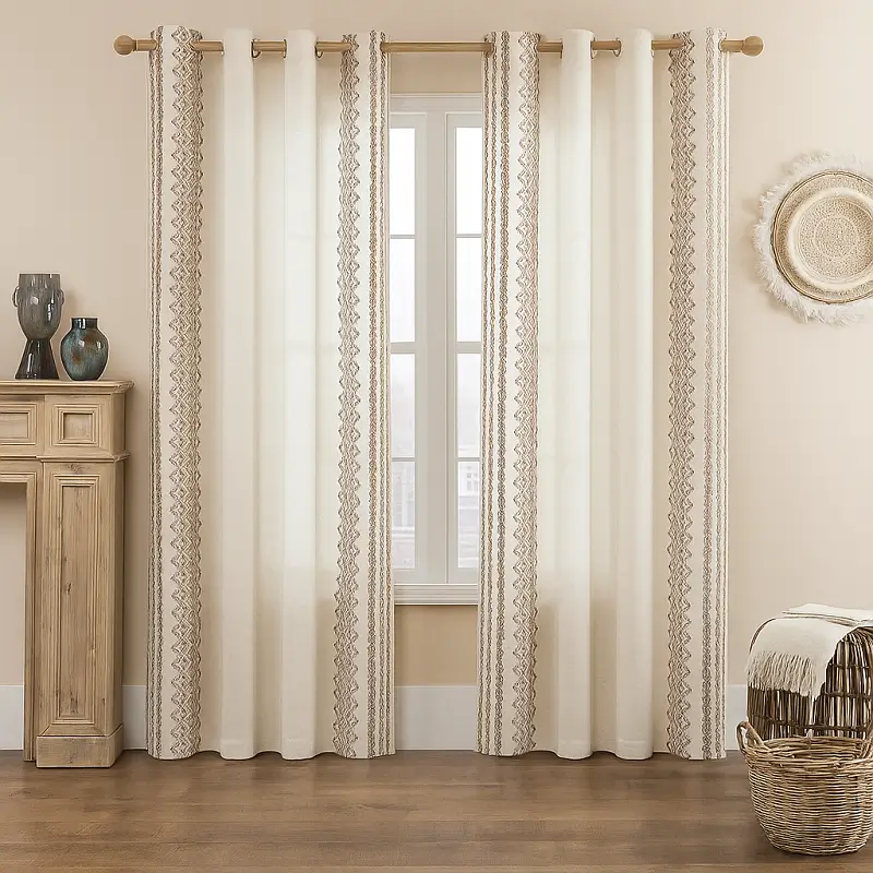 Bohemian Curtains Layered Bohemian Curtains