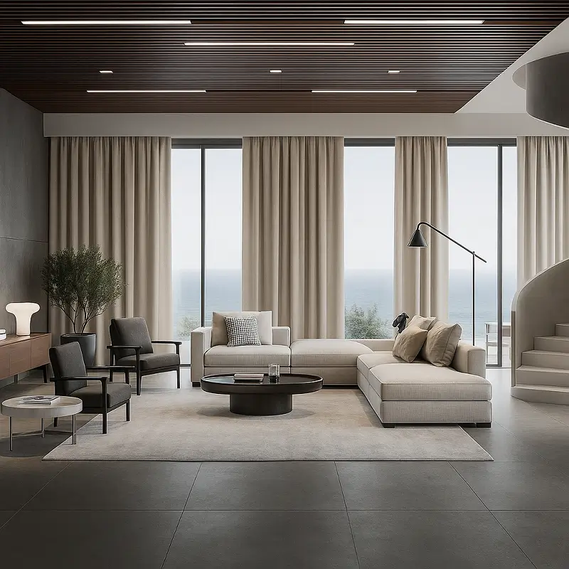 Home Curtains Linen Curtains