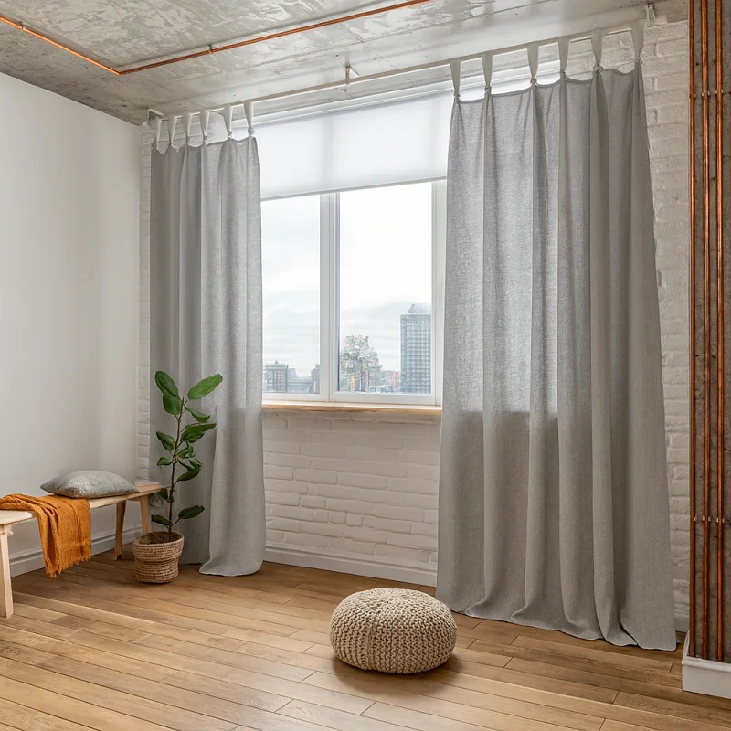 Linen Loop Curtains Linen Loop Curtains