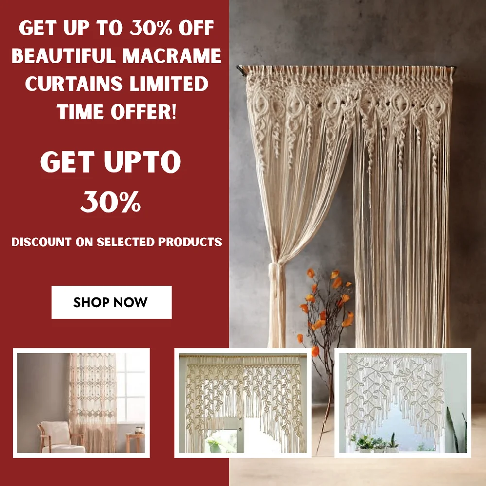 Macrame Curtains Macrame Curtains