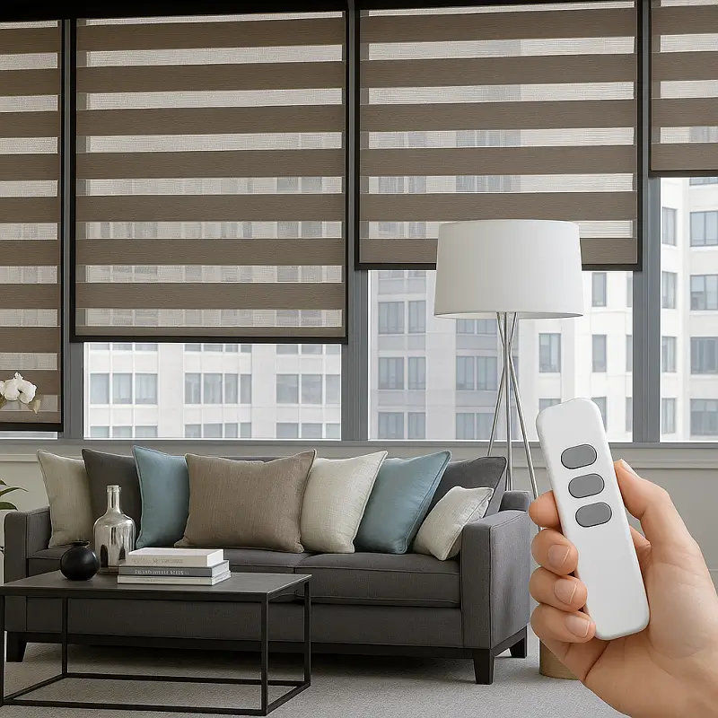 DUPLEX BLINDS Motorized Duplex Blinds