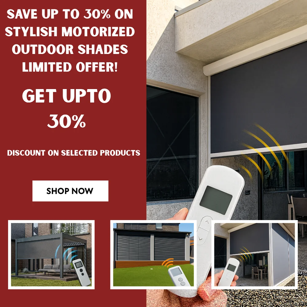 Motorized Outdoor Shades