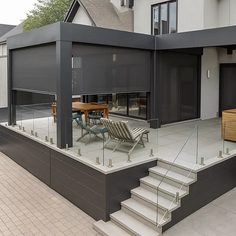 Motorized Pergola Shades