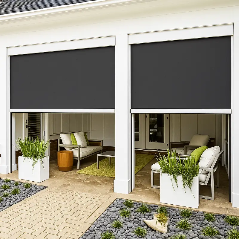 Motorized Zipper Shades