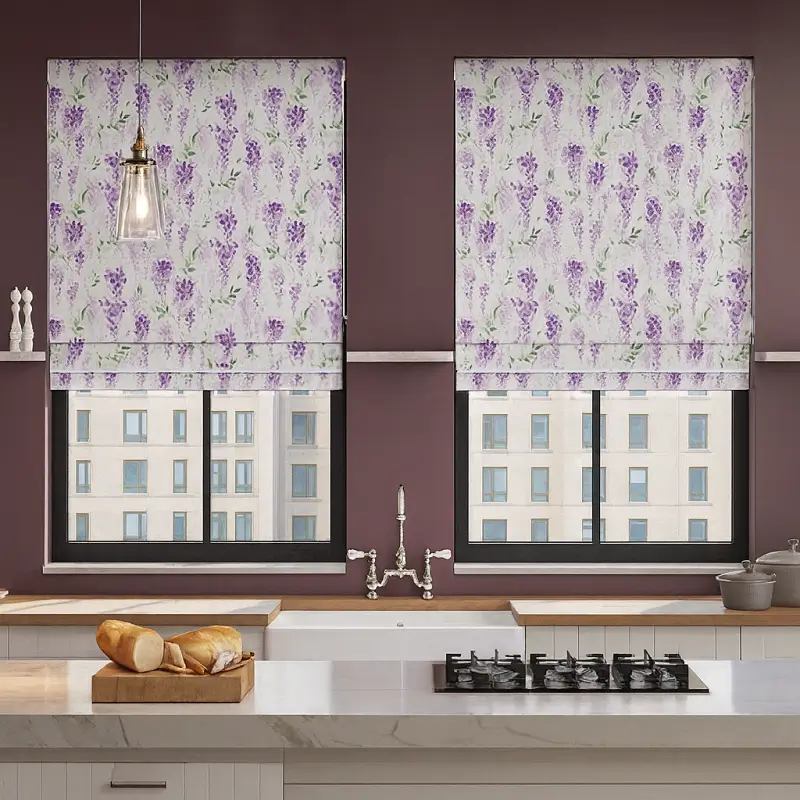 Roman Blinds Dubai Patterned Roman Blinds