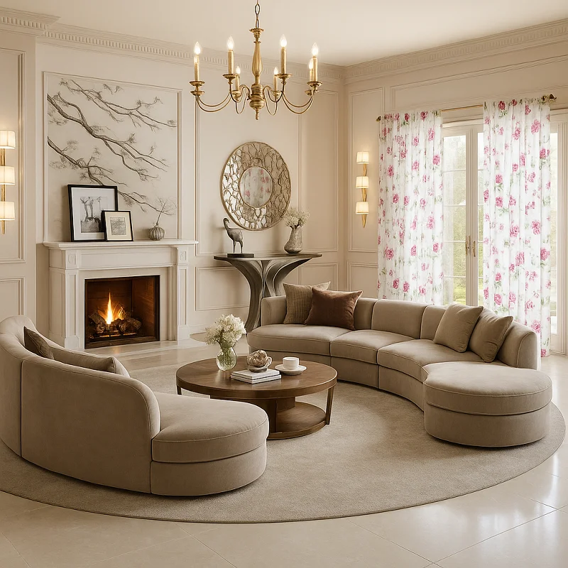 Printed Sheer Curtains