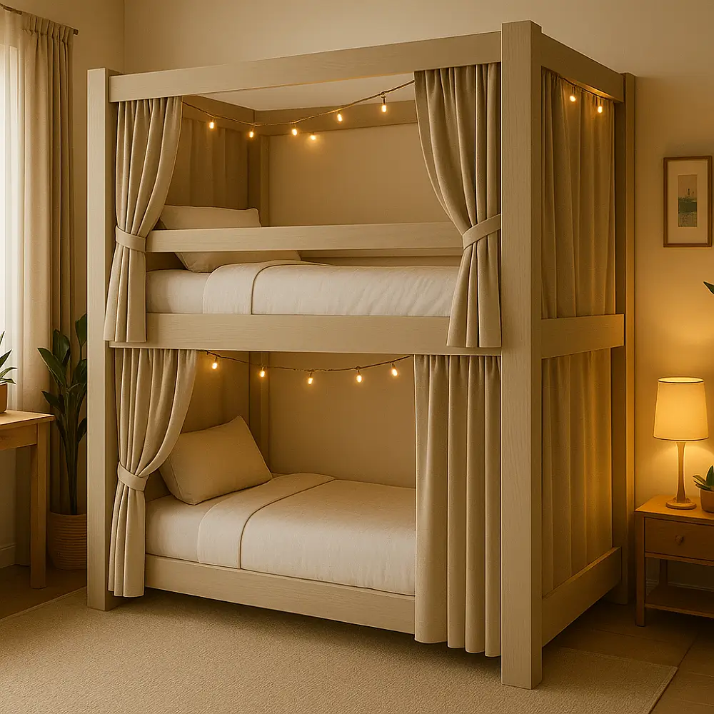 Bunk Bed Curtains Residential Bunk Bed Curtains