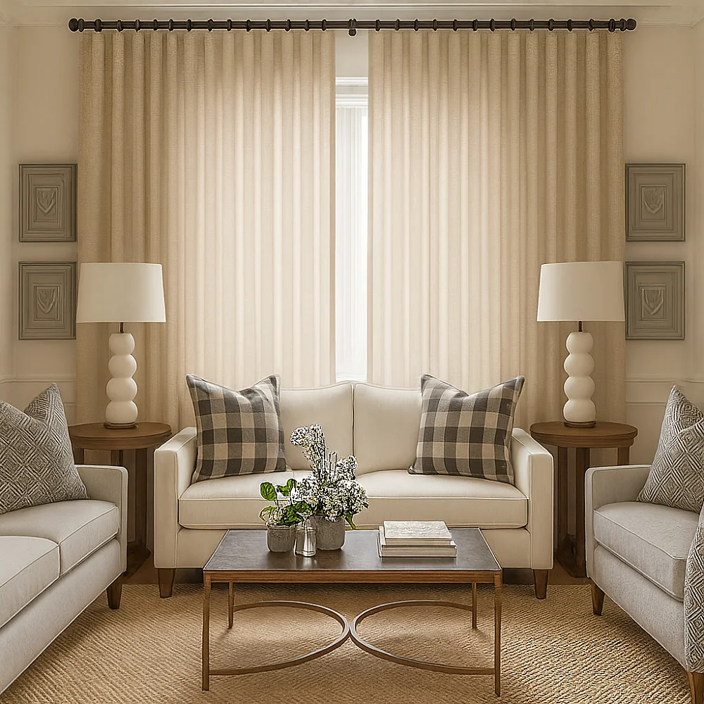 Residential Linen Curtains Residential Linen Curtains