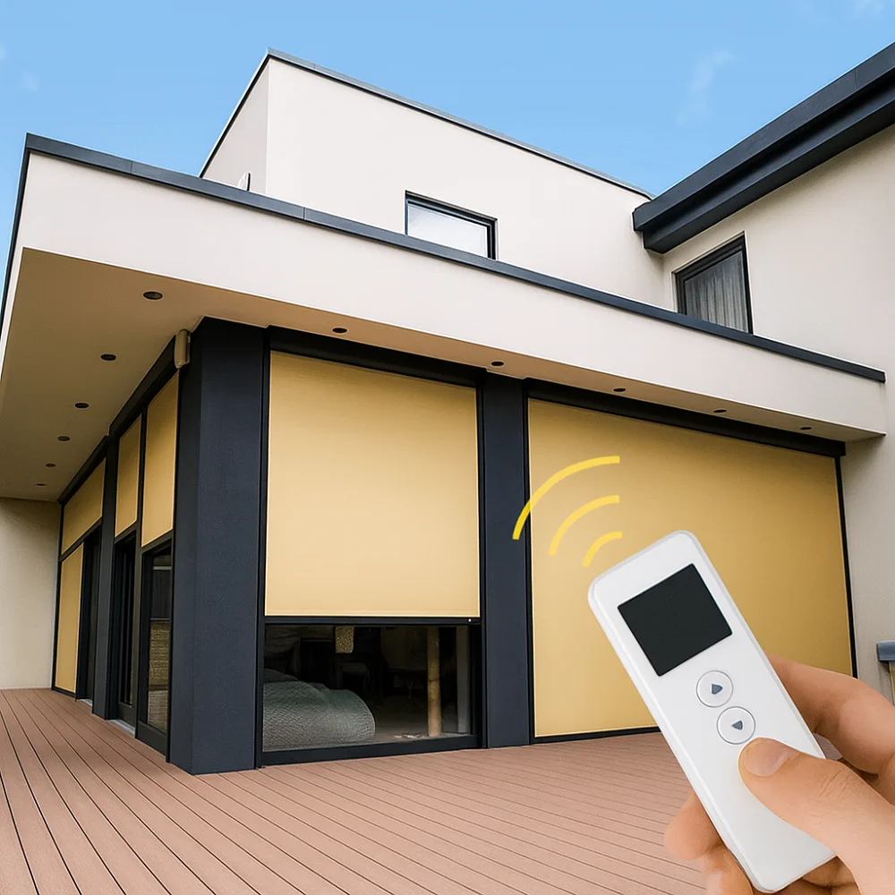 Residential Motorized Outdoor Blinds