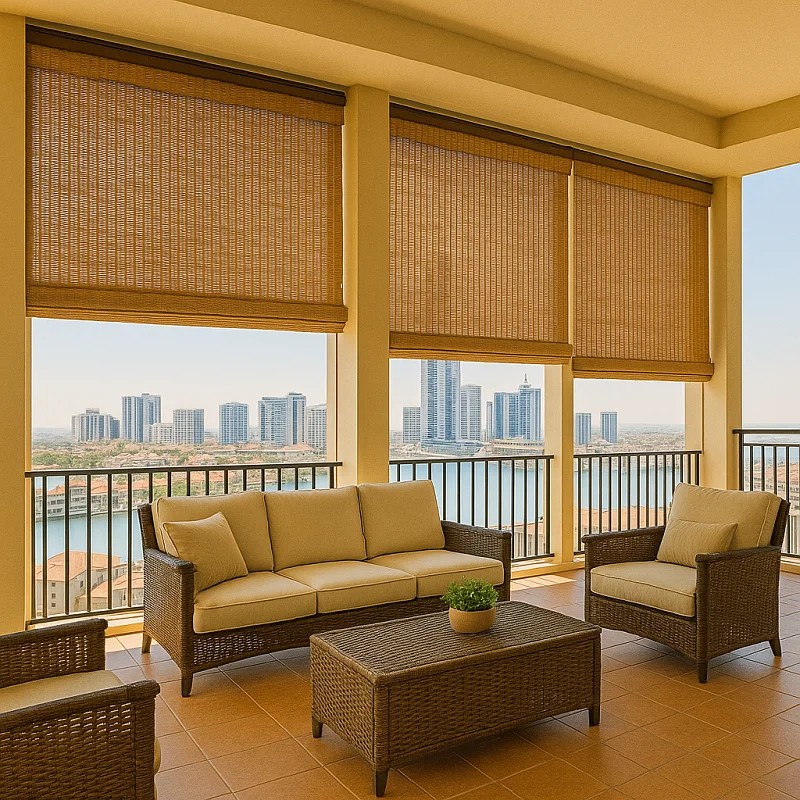 Roller Bamboo Blinds Roller Bamboo Blinds