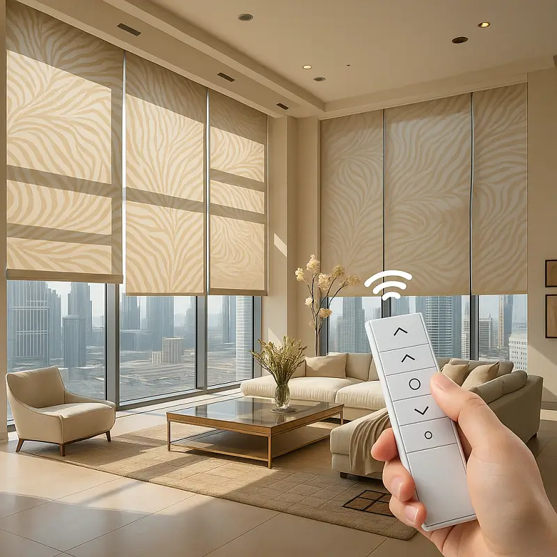 Motorized Curtains Roller Motorized Curtains