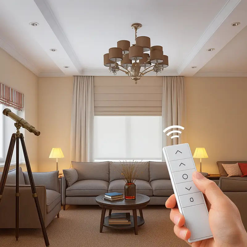 Motorized Curtains Roman Motorized Curtains