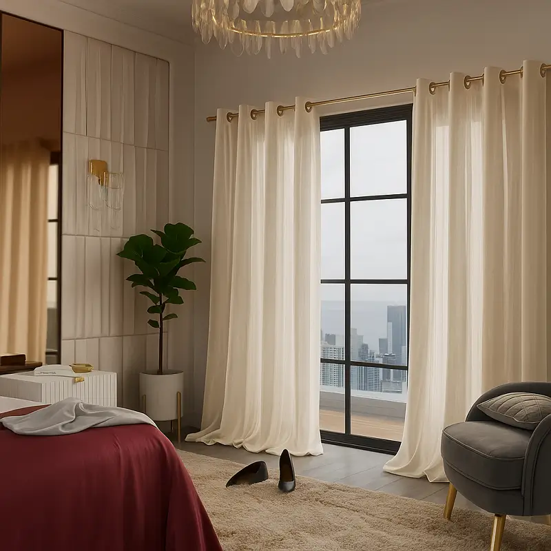 Ivory Curtains Sheer Ivory Curtains