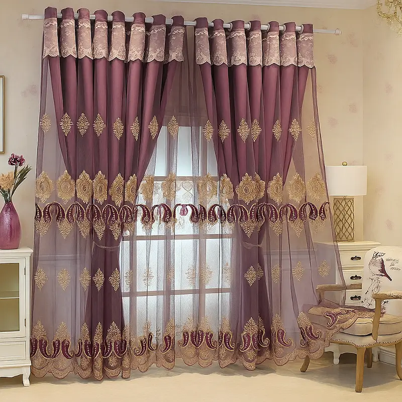 Jacquard Curtains Sheer Jacquard Curtains