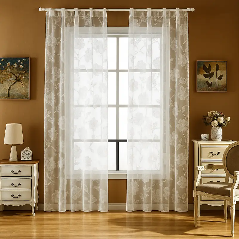 Sheer Lace Curtains