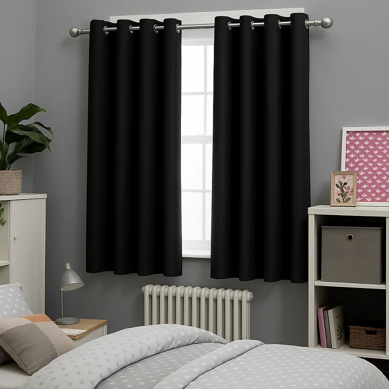 Short Blackout Curtains Short Blackout Curtains
