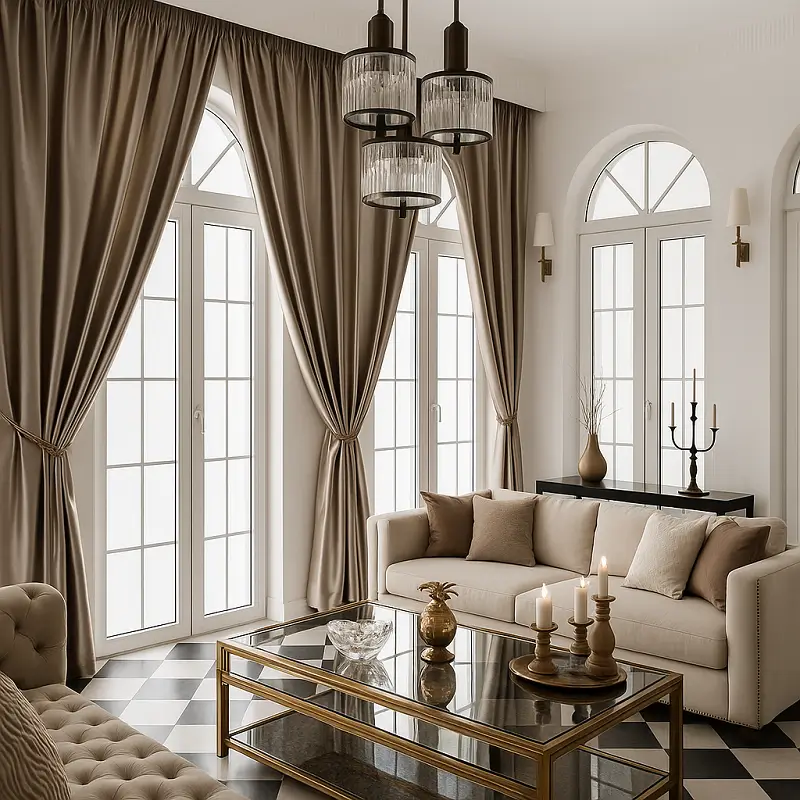 Luxury Curtains Silk Curtains
