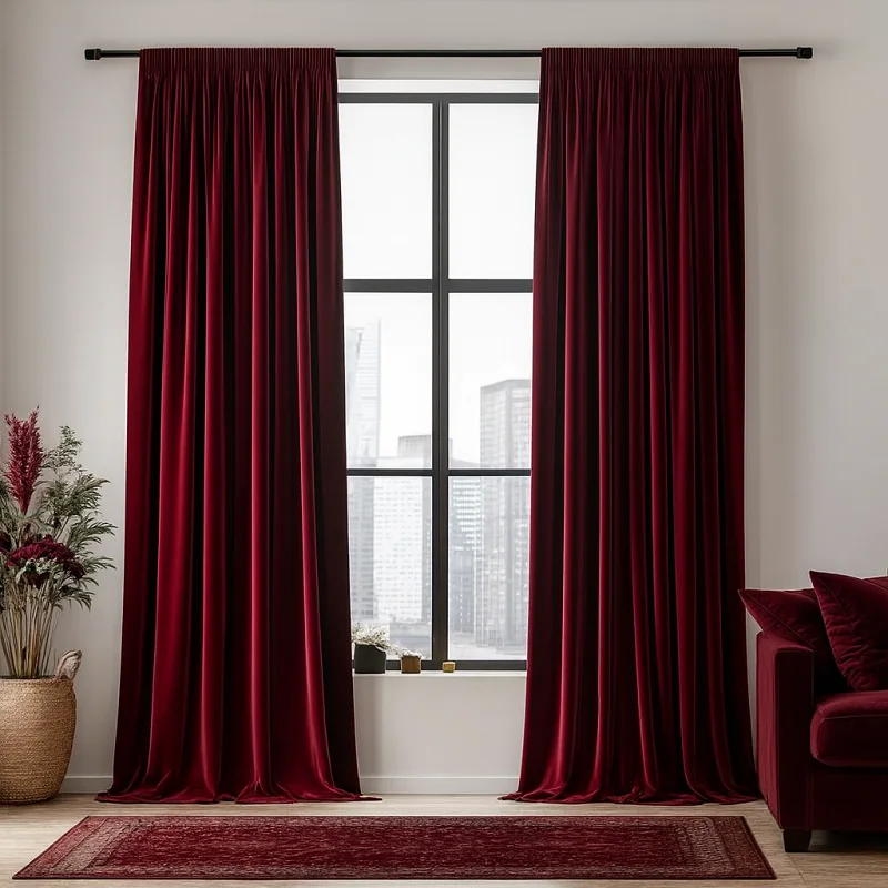 Velvet Loop Curtains Velvet Loop Curtains