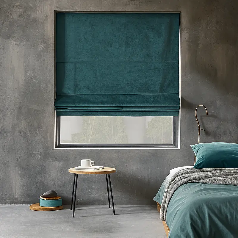Roman Blinds Dubai Velvet Roman Blinds