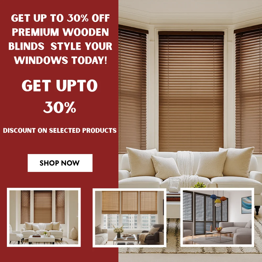 Wooden Blinds (8) Wooden Blinds