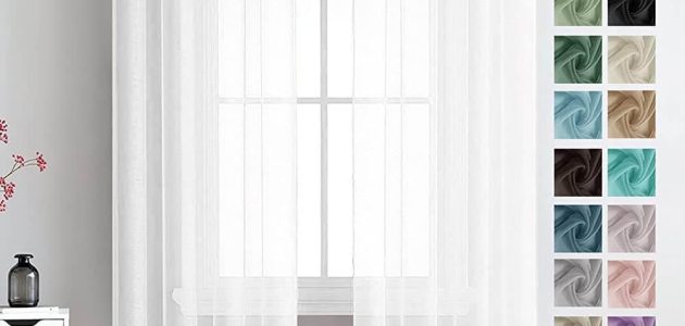 Voile curtains